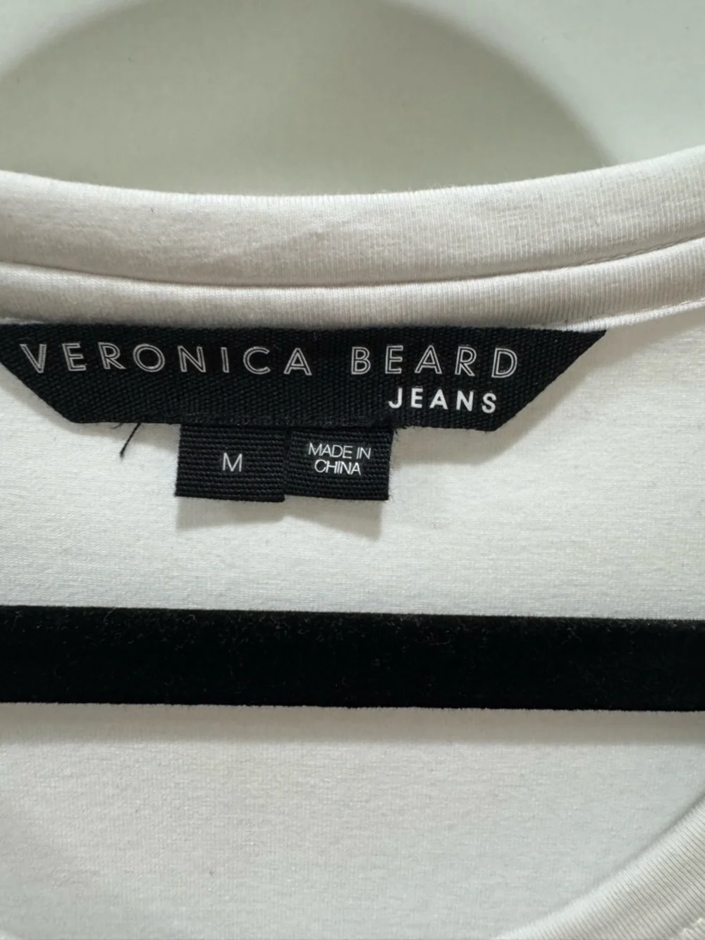 Veronica Beard Melany Mixed Media White and Tan High-Waist Belted Mini Dress - Picture 11 of 13